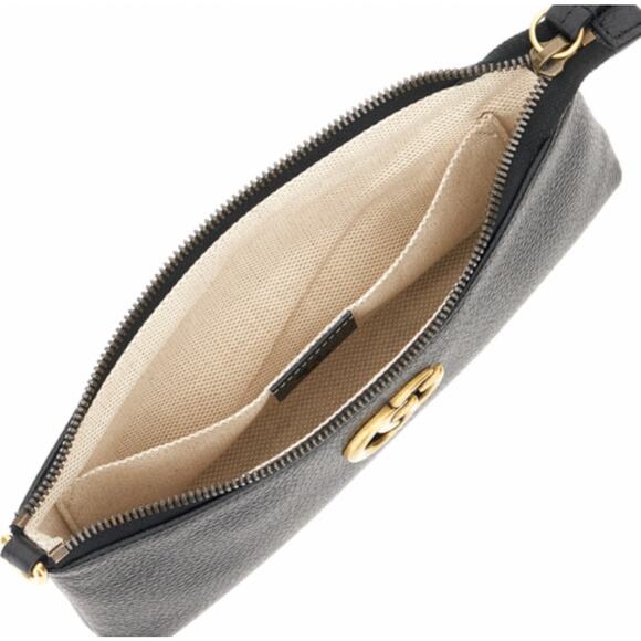 Gucci Pebbled Calfskin GG Marmont Zip Chain Crossbody NWT Full Inclusion - Picture 3 of 3